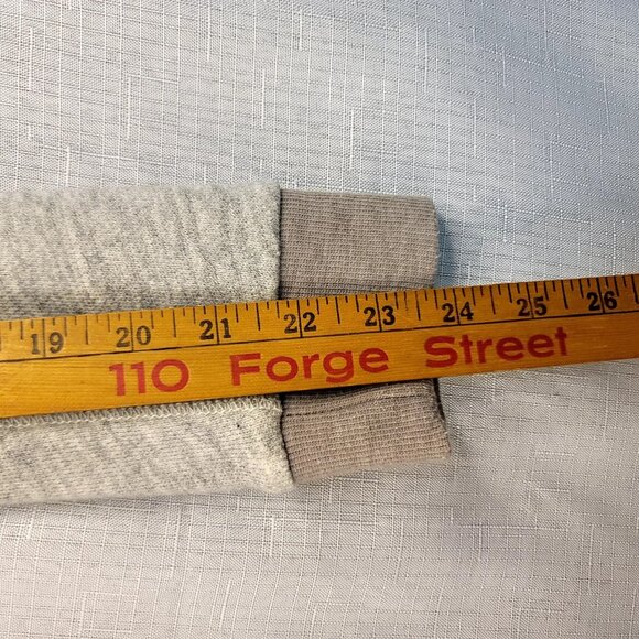 American Eagle Outfitters Womens White Gray Hooded Denim Jacket M (Callout) - Picture 10 of 12